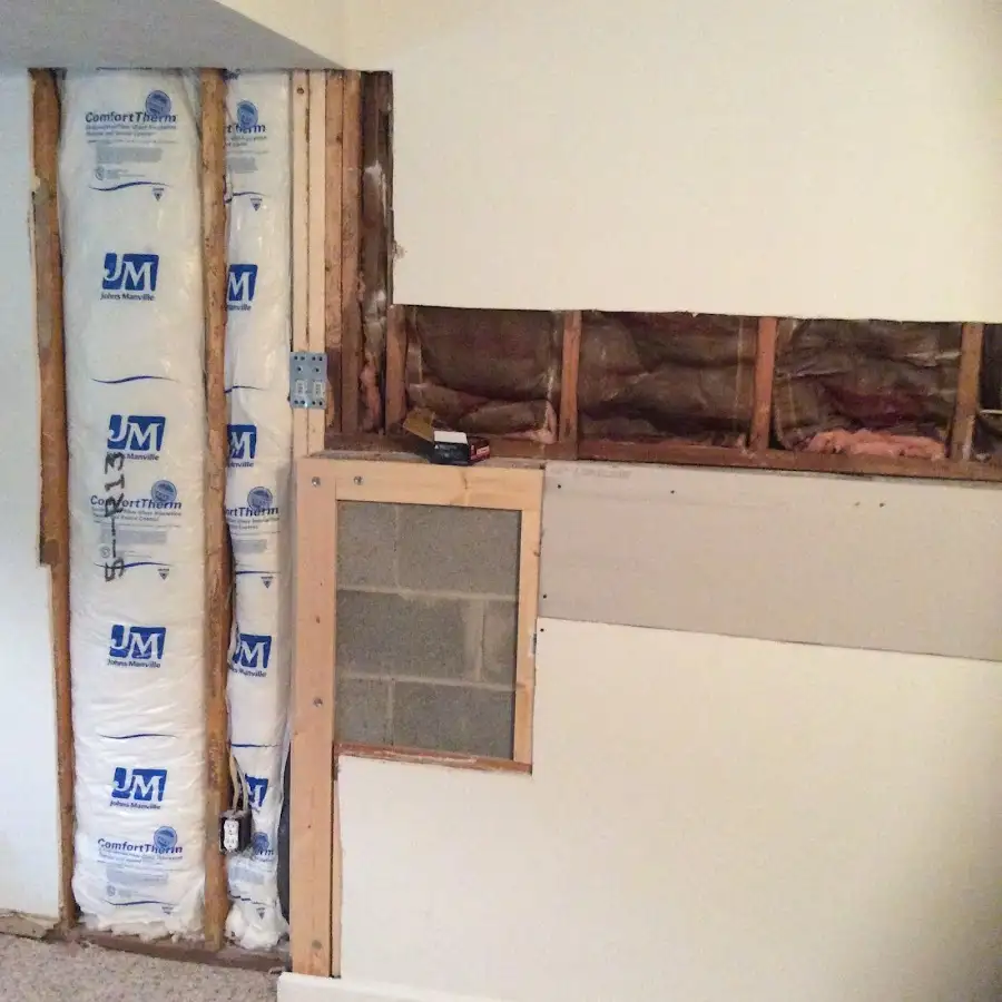 Wall insulation replacement during Odor Removal & Deodorization in Palmyra